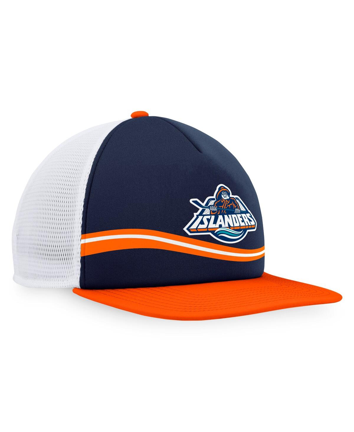 Fanatics Branded Navy New York Islanders Special Edition Trucker Adjustable Hat In Navy