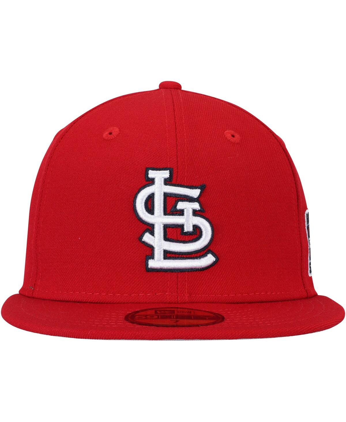 Men's New EraSt. Louis Cardinals 2006 World Series Wool 59FIFTY Fitted Hat - Red