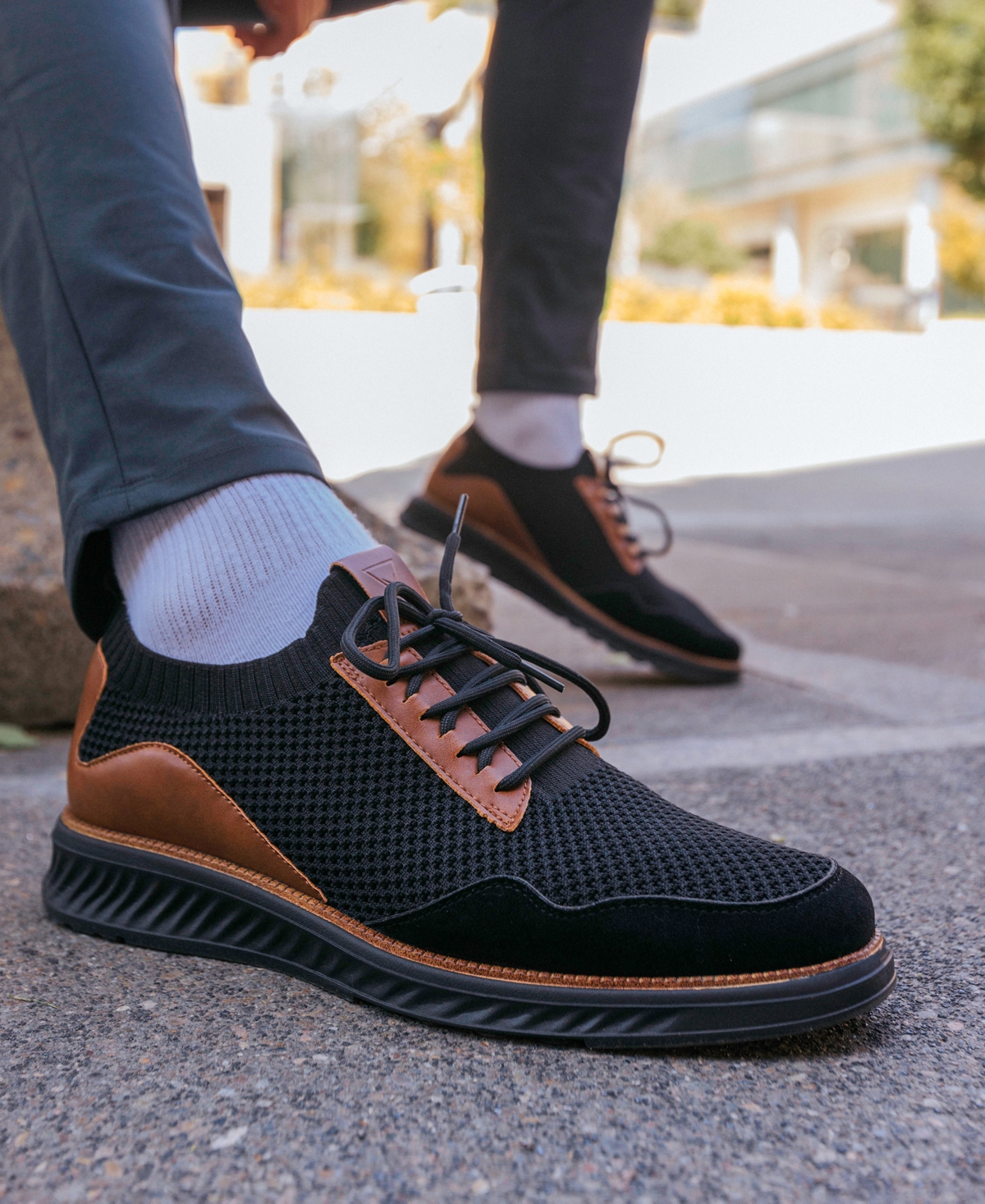 Vance Co. Men's Julius Knit Casual Dress Shoes