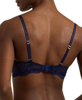 Women's Unlined Lace Full Coverage Bra