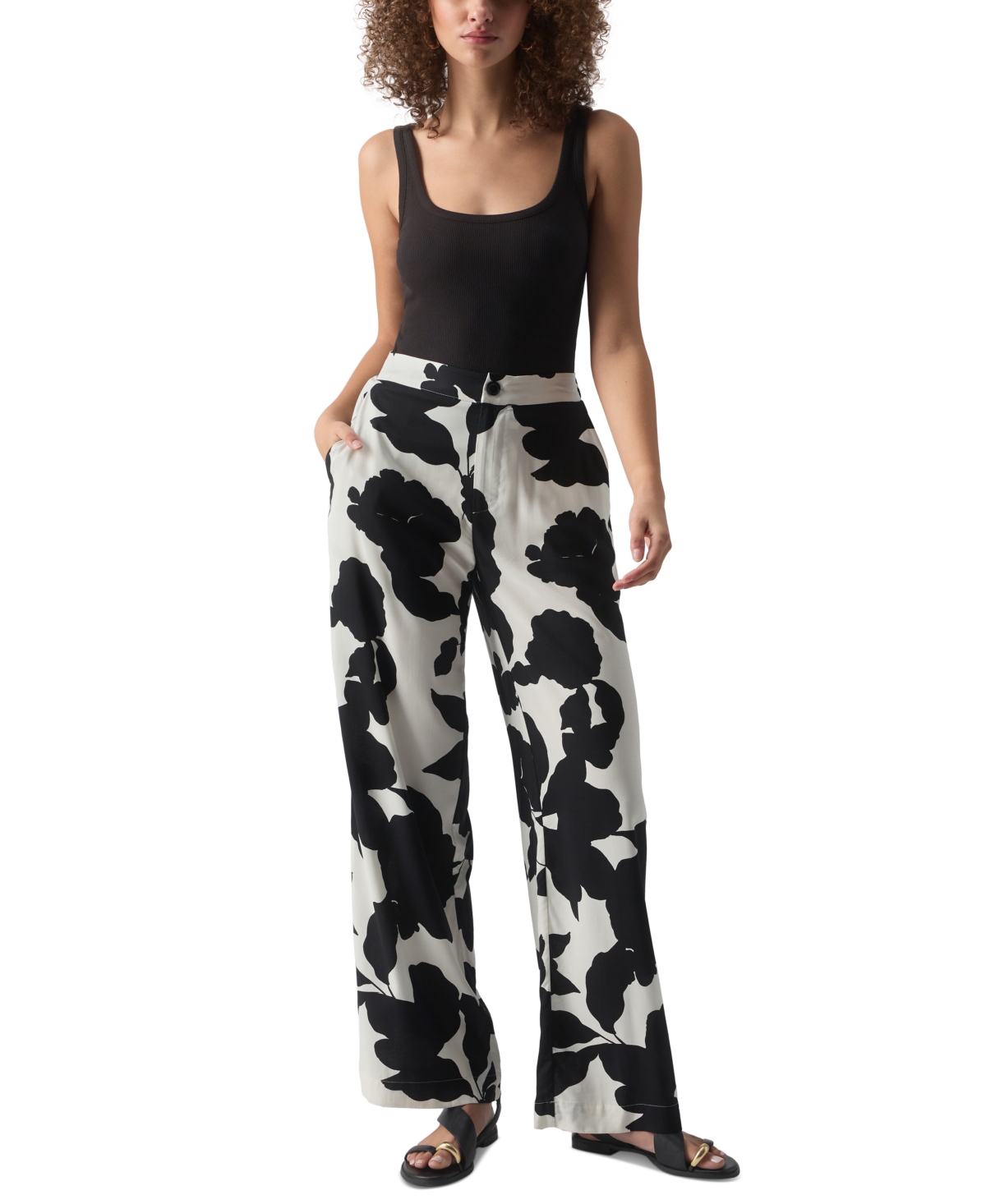 Shop Sanctuary Women's The Soft Pretend High-rise Pants In Spring Shadow