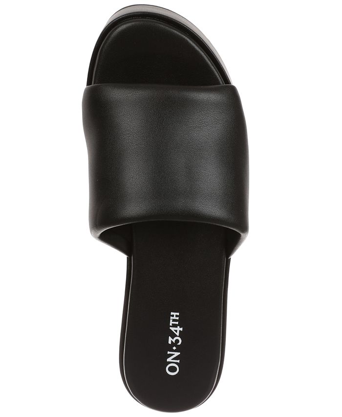 On 34th Women's Blliss Slide Flatform Sandals, Created for Macy's - Macy's