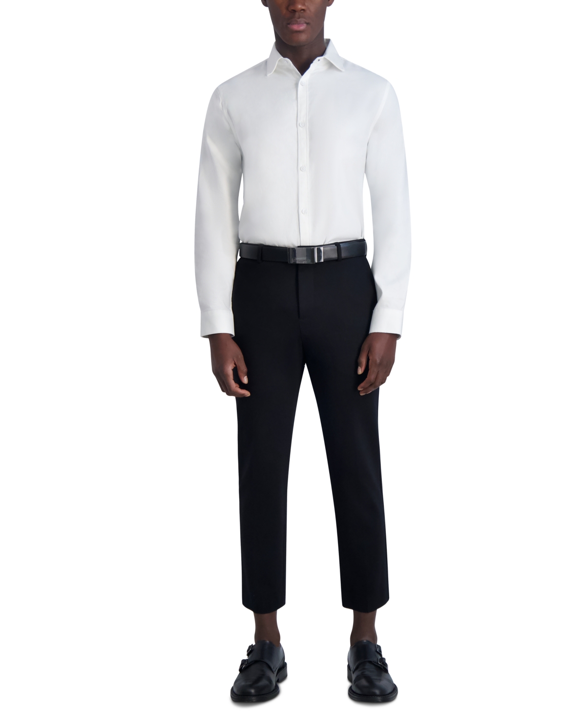 Karl Lagerfeld Paris Men's Slim-Fit Twill Woven Shirt