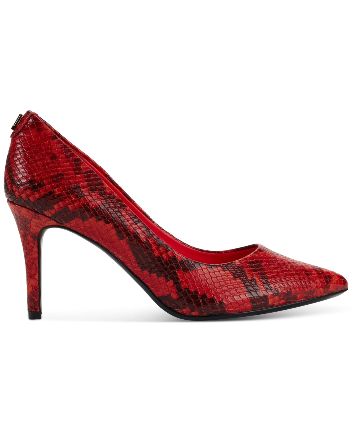 Shop Karl Lagerfeld Women's Royale High-heel Pumps In Vermillon