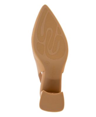 Women's Dionne Pointed-Toe Block-Heel Slingback Pumps