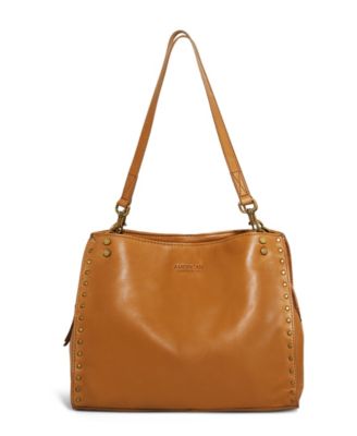 Lenox Studded Triple Entry Satchel