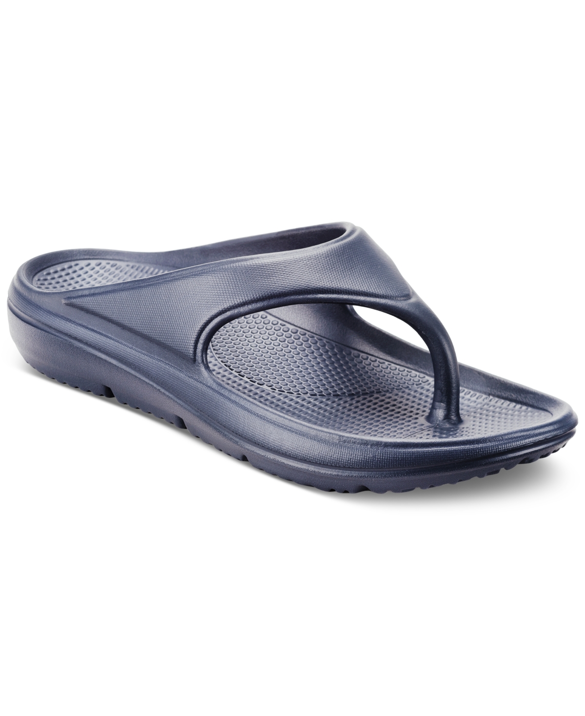 Shop Club Room Men's Remy Thong Sandals, Created For Macy's In Navy