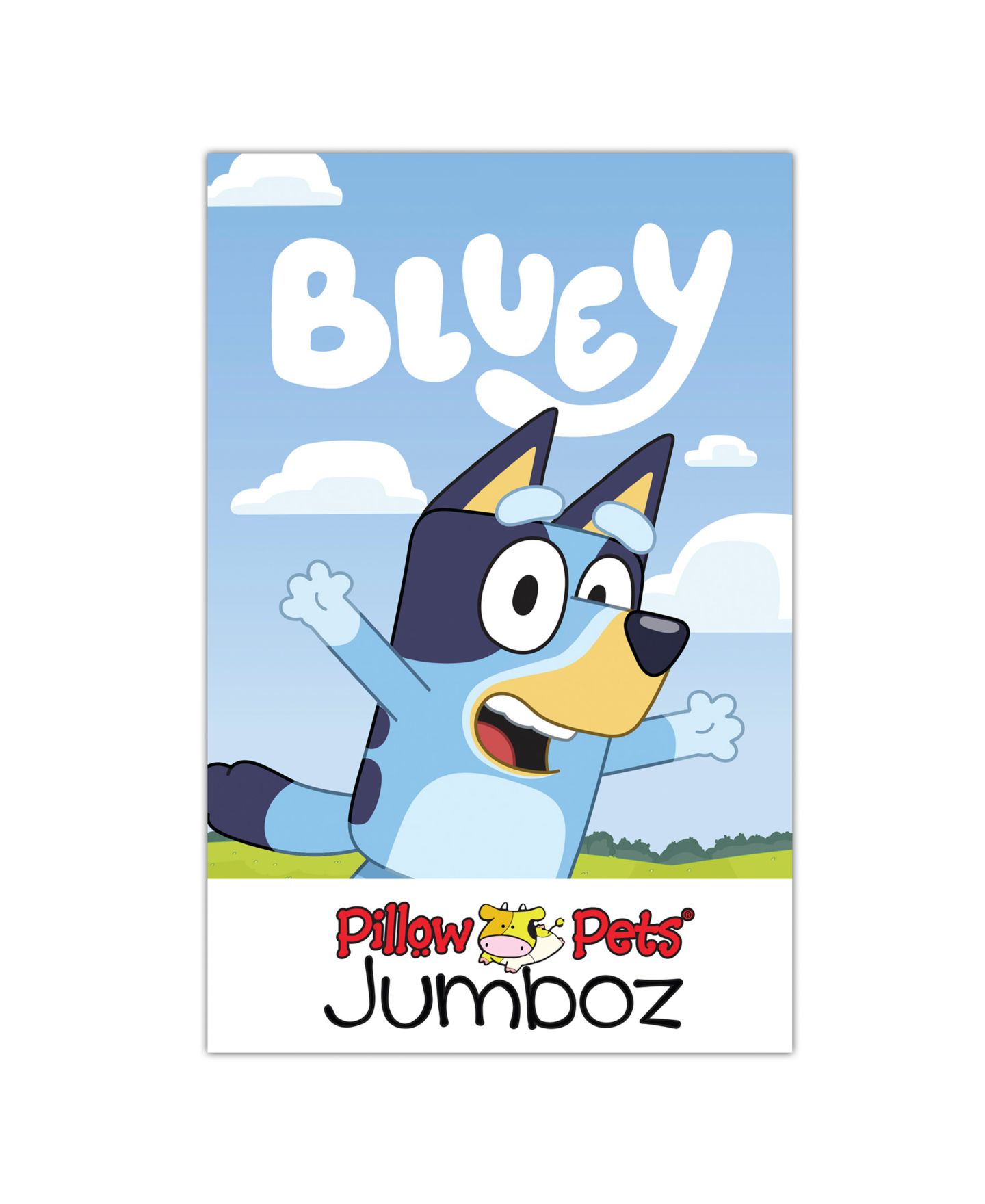 Детские мягкие игрушки Pillow Pets Bluey Dog 30" Pillow Pet — фото 5