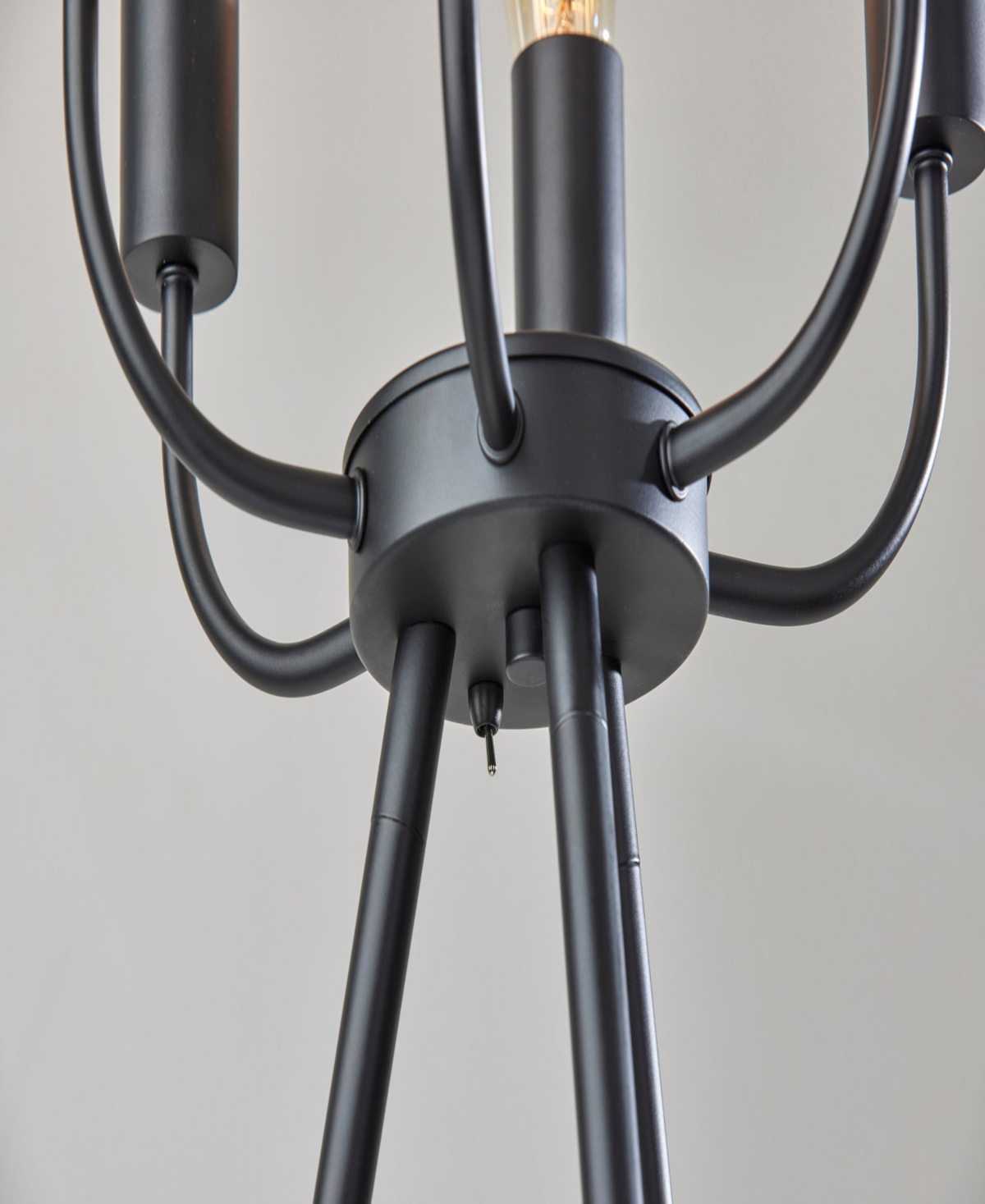 Adesso 55" Rory Floor Lamp In Black