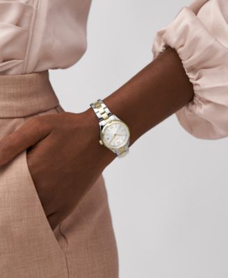 Women's Rye Three-Hand Date Two-Tone Stainless Steel Watch, 30mm