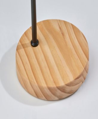 60" Wood Peyton Floor Lamp