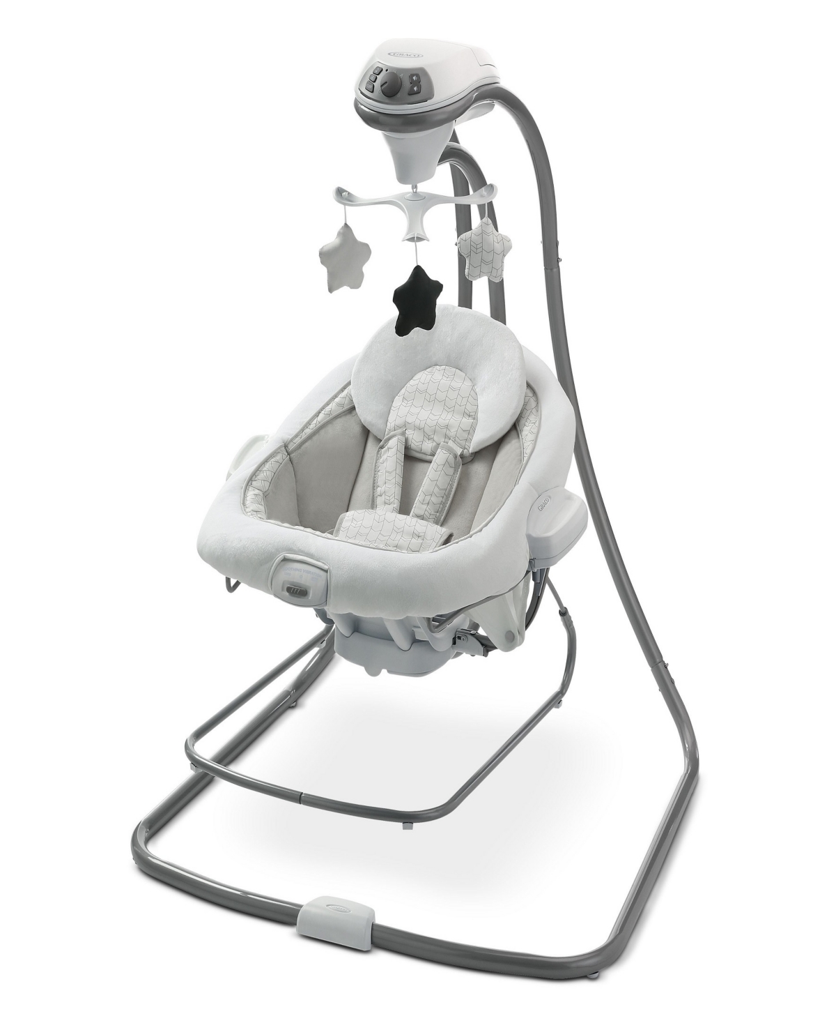 Shop Graco Duetconnect Lx Swing And Bouncer In White