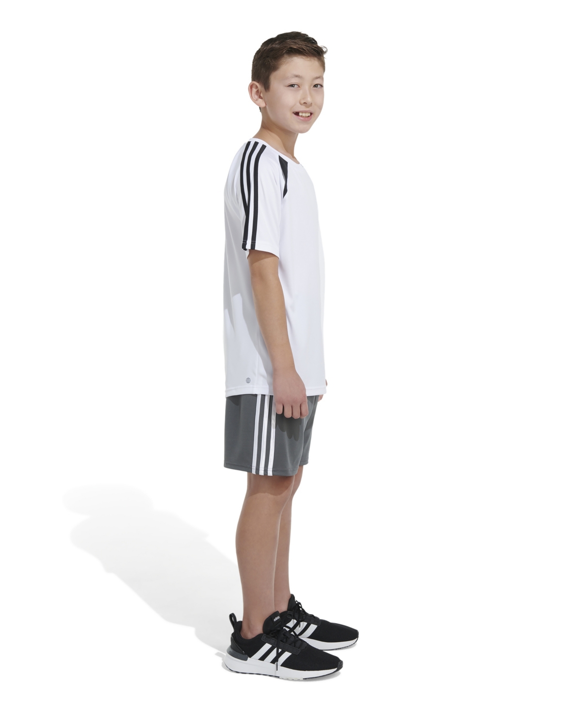 adidas Big Boys Short Sleeve Aeroready Soccer T-Shirt