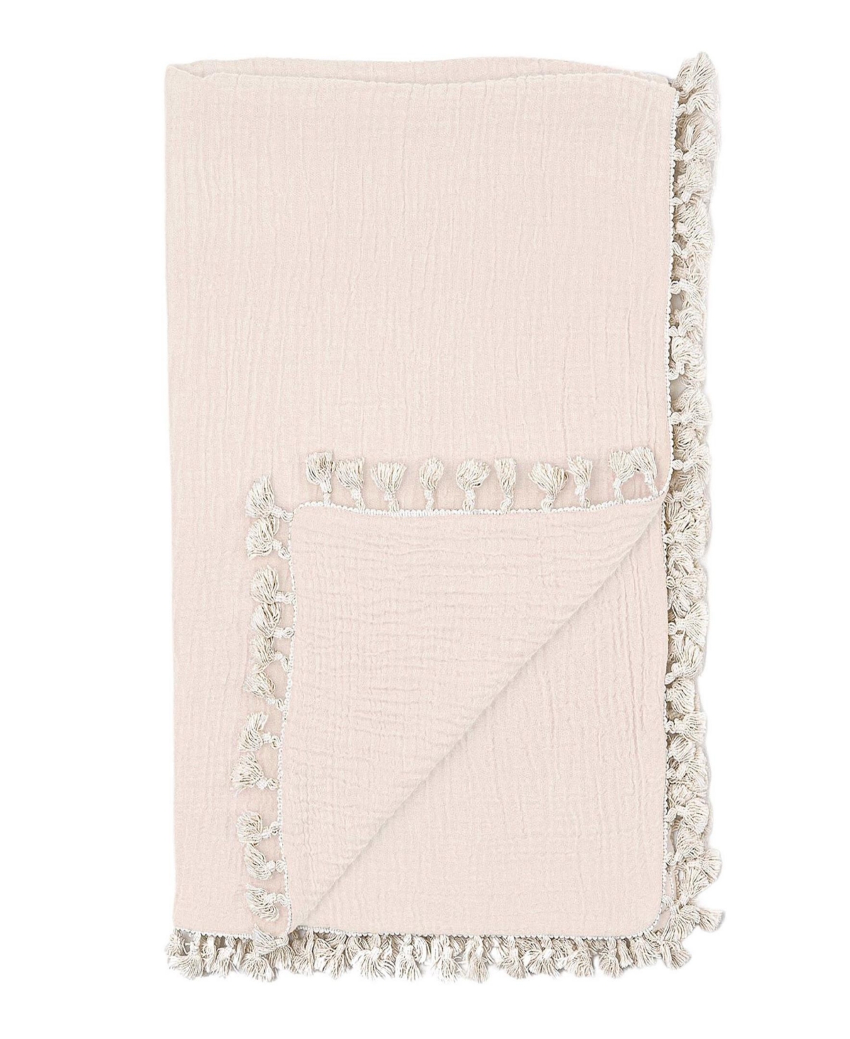 Crane Baby Babies' 6-layer Muslin Blanket Desert In Pink