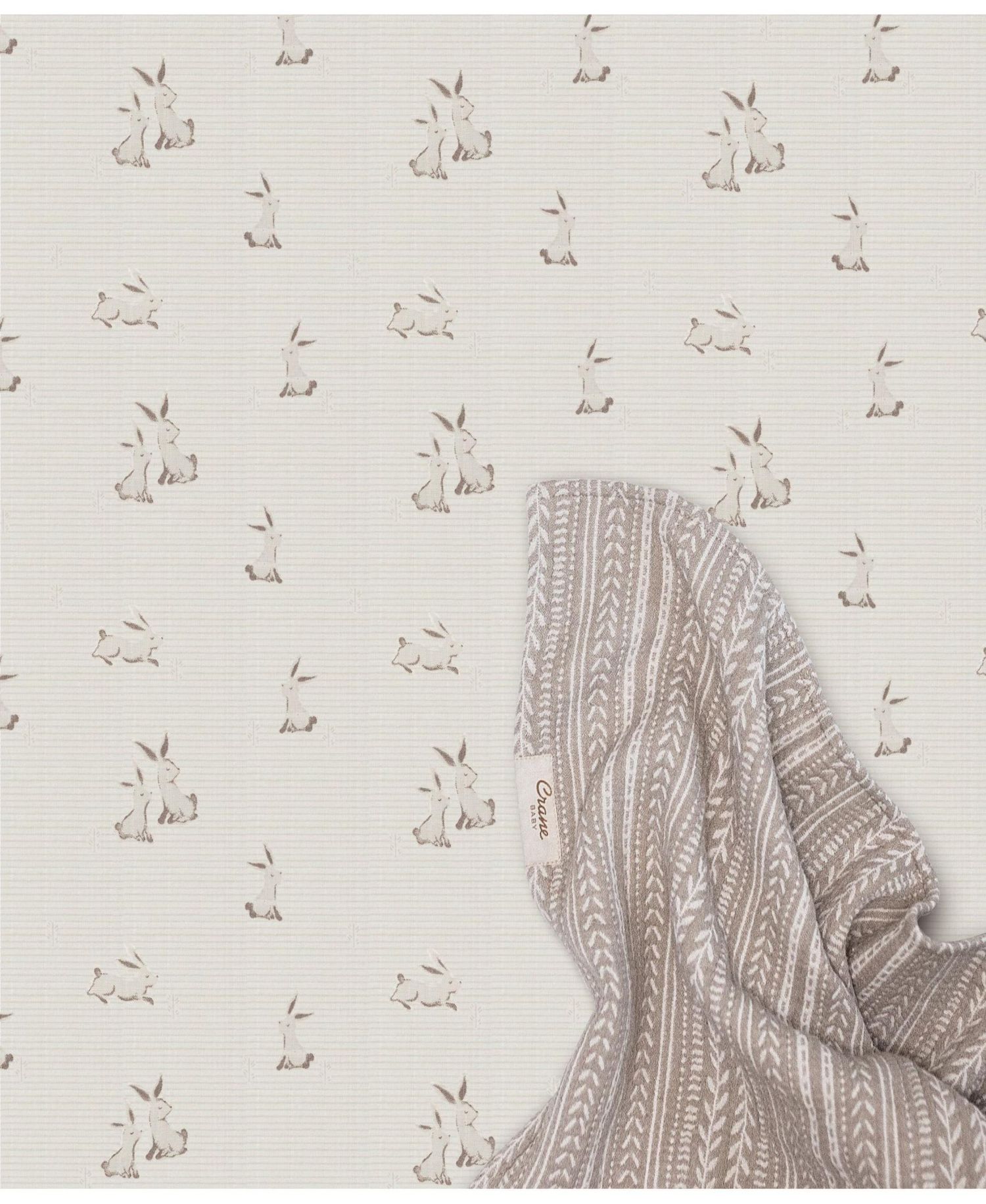 Cotton Bunny Fitted Crib Sheet