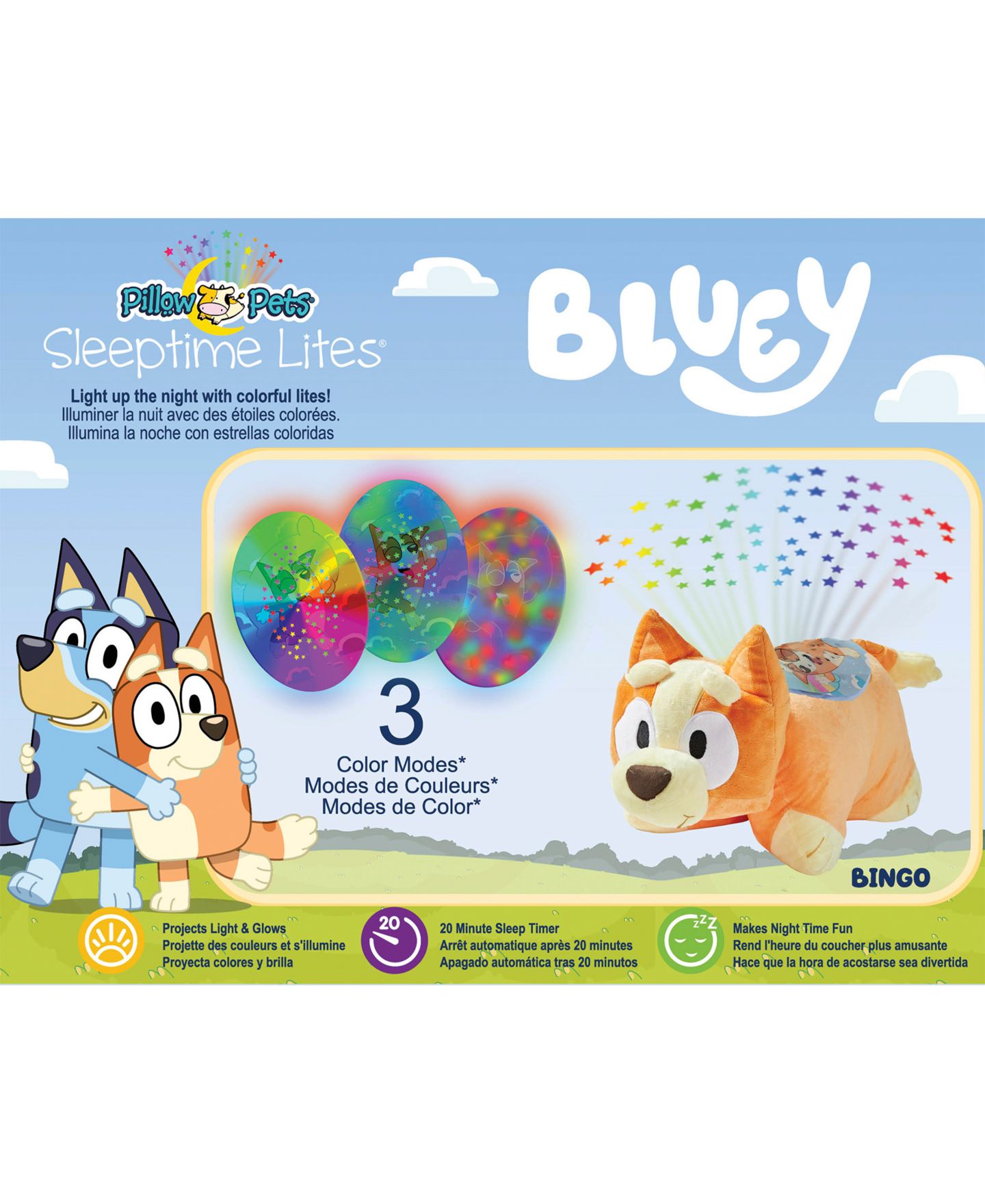 Детские мягкие игрушки Pillow Pets Bingo 11" Sleeptime Lite Pillow Pet — фото 9