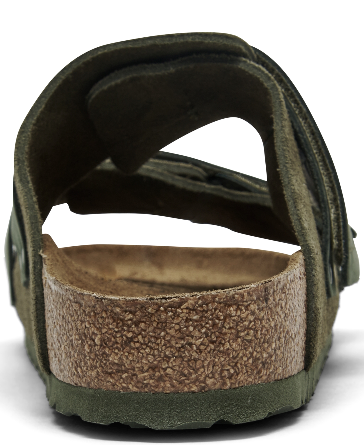 Birkenstock Men's Uji Nubuck Suede Leather Two-Strap Slip-On Sandals from Finish Line