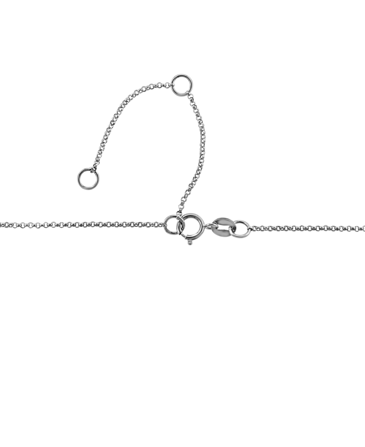 Effy Collection Effy Diamond Teardrop Fancy 17" Collar Necklace (2-1/5 Ct. T.w.) In 14k White Gold In White Gold