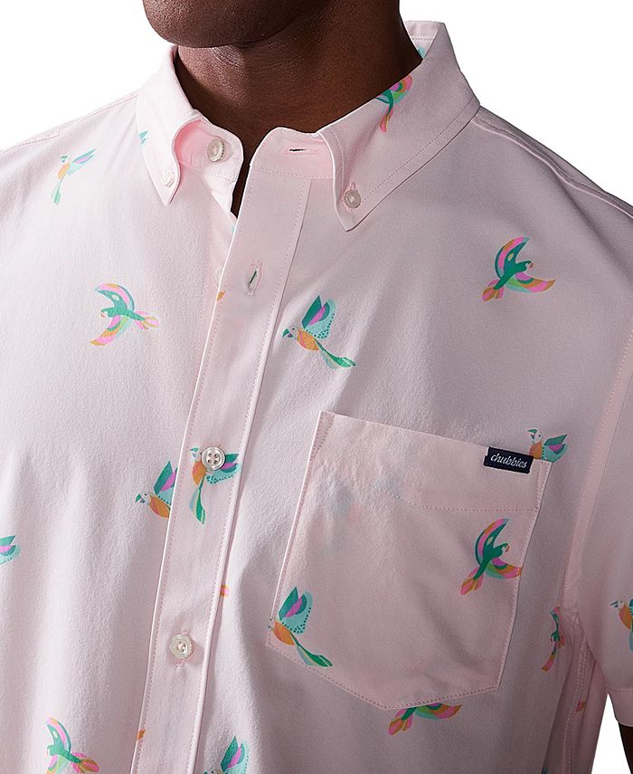 Island Trends Parrot Margarita Long Sleeve Performance T-Shirt - White