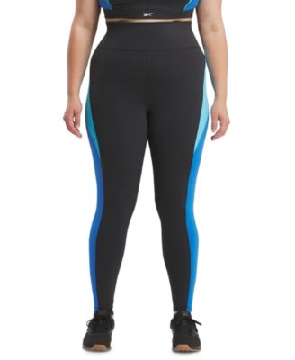 Reebok - Plus Size Colorblocked Lux High Rise Leggings