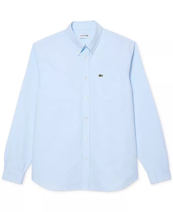 Men's Woven Long Sleeve Button-Down Oxford Shirt - thumbnail 4