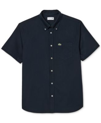 Men's Short Sleeve Button-Down Oxford Shirt