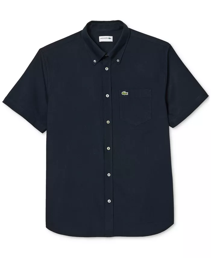 Men's Short Sleeve Button-Down Oxford Shirt - thumbnail 3