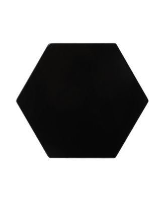 Multi-Functional Set of 2 Black Iron Cutout Floral  Garden Stools or Planter Stand