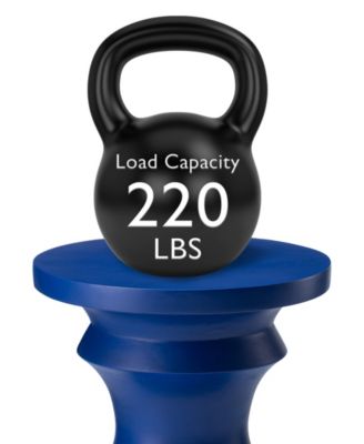  Multi-functional Cobalt Blue Chess Garden Stool or Planter Stand or Accent Table