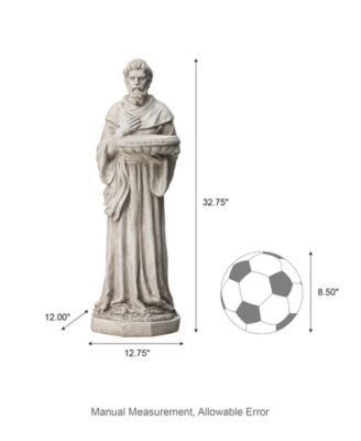 St. Francis Garden Statue with Birdfeeder