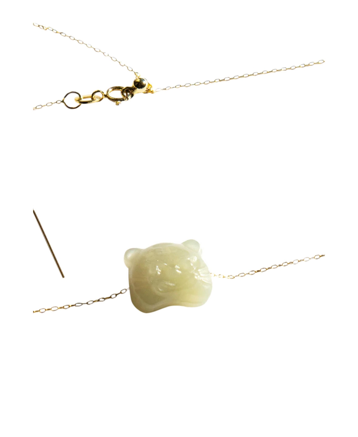 Year of the Tiger I - Limited edition jade necklace - Green