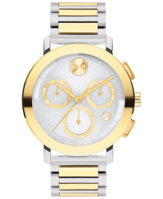 Movado - Men's Swiss Chronograph Bold Evolution 2.0 Stainless Steel Bracelet Watch 42mm
