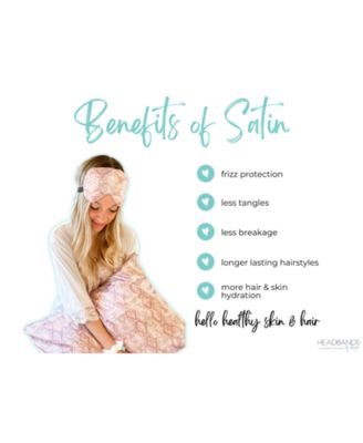 Women s Satin Eye Mask + Microfiber Spa Set - Snake Print