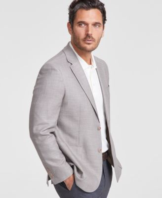 Men Modern-Fit Active Stretch Structure Weave Sport Coat  