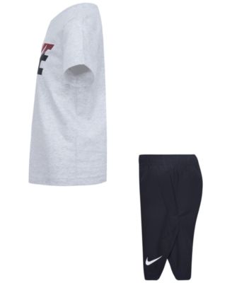 Boys' 4-7 Crewneck T-Shirt and Woven Shorts, 2-Piece Set