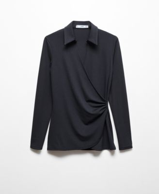 Women's Draped Detail Blouse