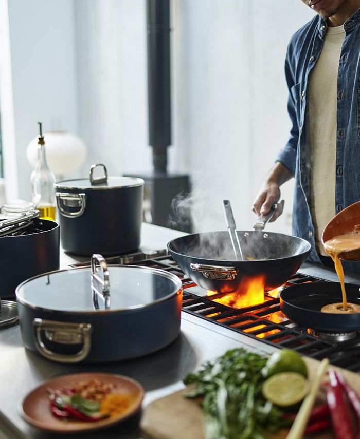 Joseph Joseph Space Ceramic Nonstick 12.5" FoldingHandle Wok Macy's