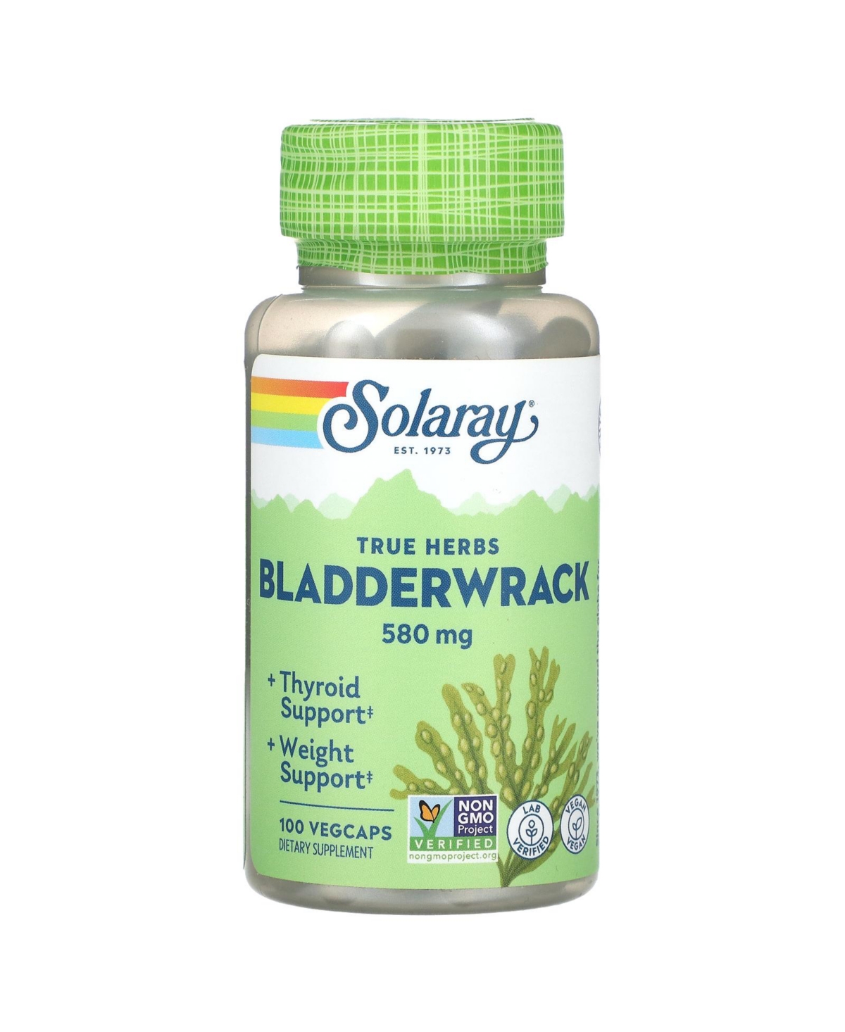 True Herbs Bladderwrack 580 mg - 100 VegCaps - Assorted Pre-pack (See Table 9