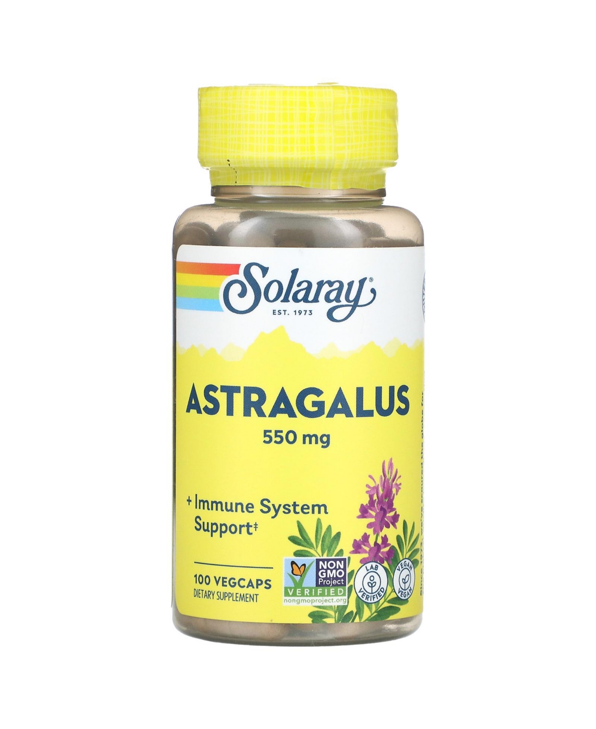 Astragalus 550 mg - 100 VegCaps - Assorted Pre-pack (See Table