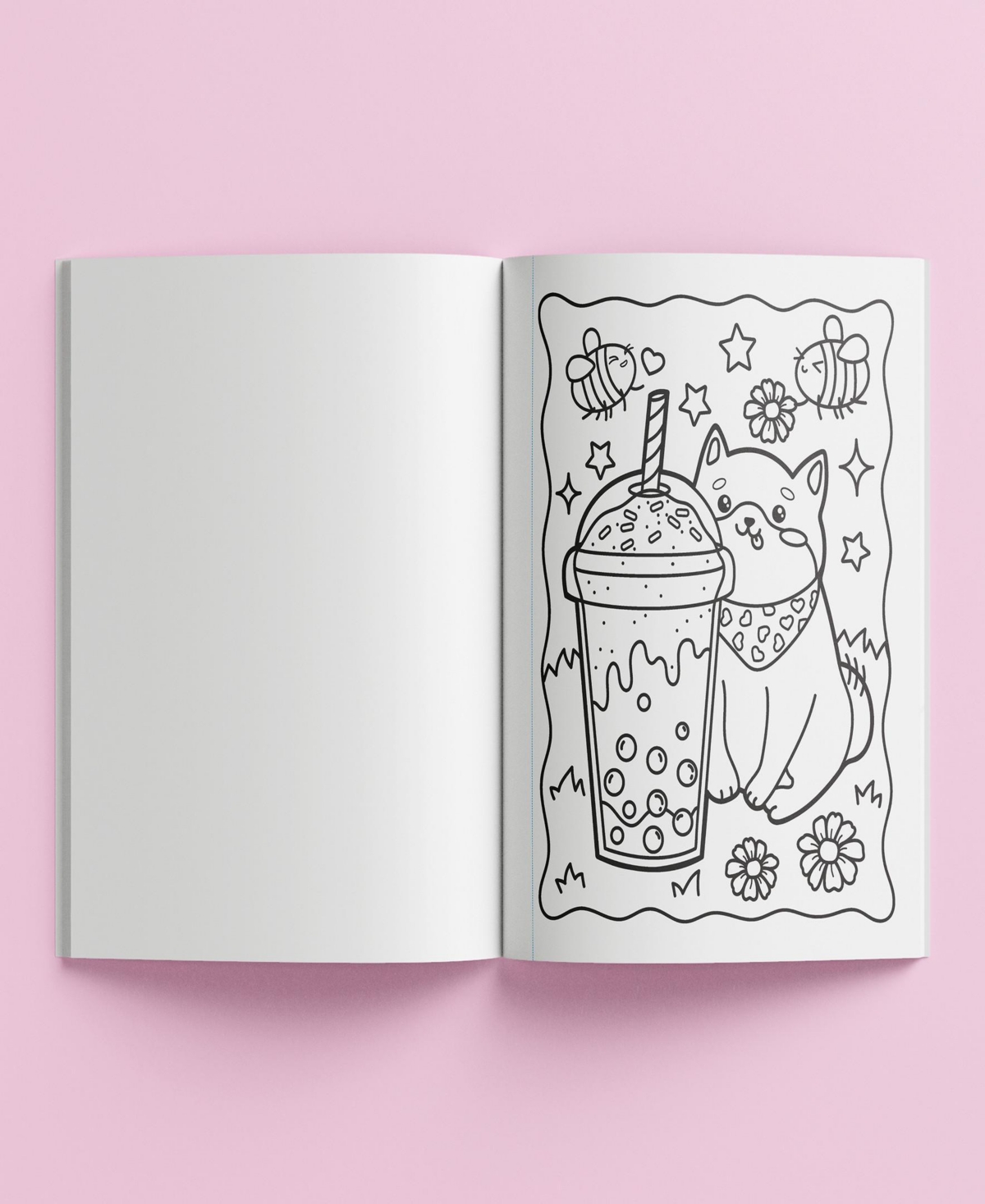Kaleidoscope - Kawaii Wonderland Coloring Activity Set In Multi