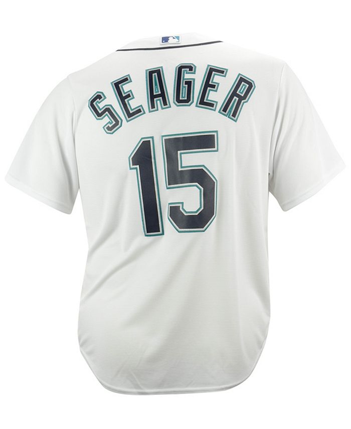 Men's Majestic Kyle Seager White Seattle Mariners Cool Base Player Jersey