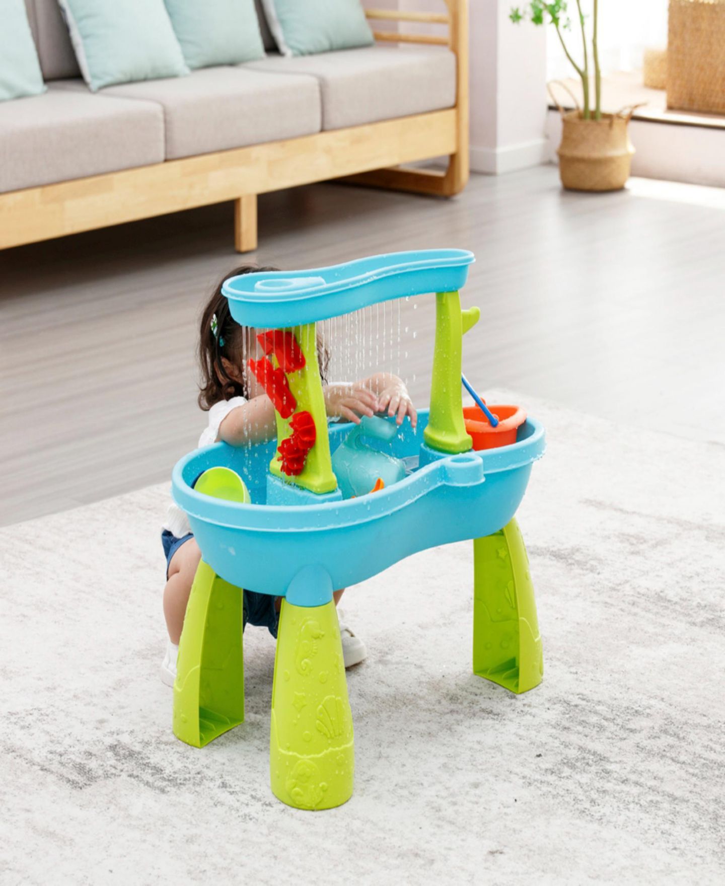Детские игрушки Trimate 2 Tier Outdoor Activity Sand and Water Table Ages 3+ years, цвет: Разноцветный — фото 2
