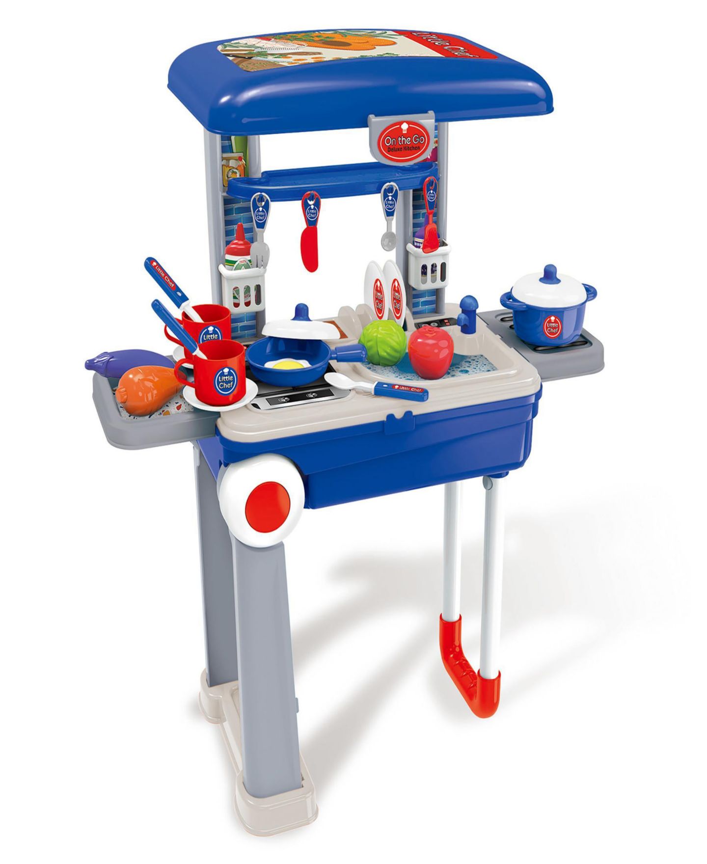 Детские игрушки Kid Galaxy 2-in-1 Portable Carrying Case 24-Piece Cooking Set, Ages 3+ — фото 5