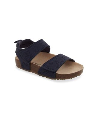 Little Boys Indy hook and loop Navy Sandal
