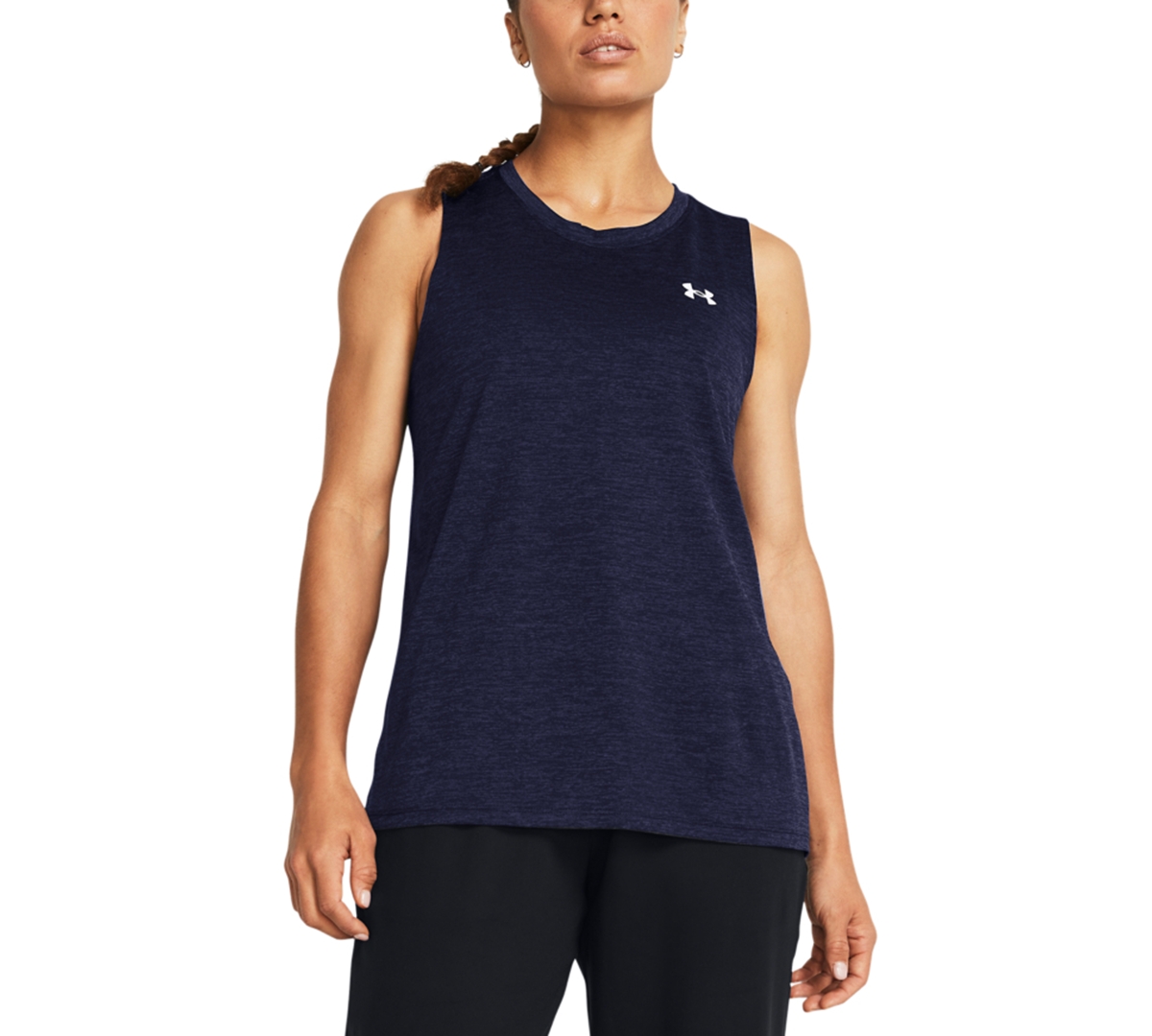 Women's Tech Twist Tank - Ether Blue