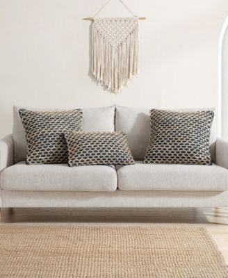 Jada Jute Decorative Pillow, 20" x 20"