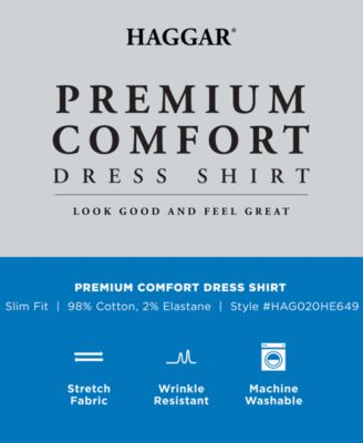 Men's Premium Comfort Slim Fit Dress Shirt