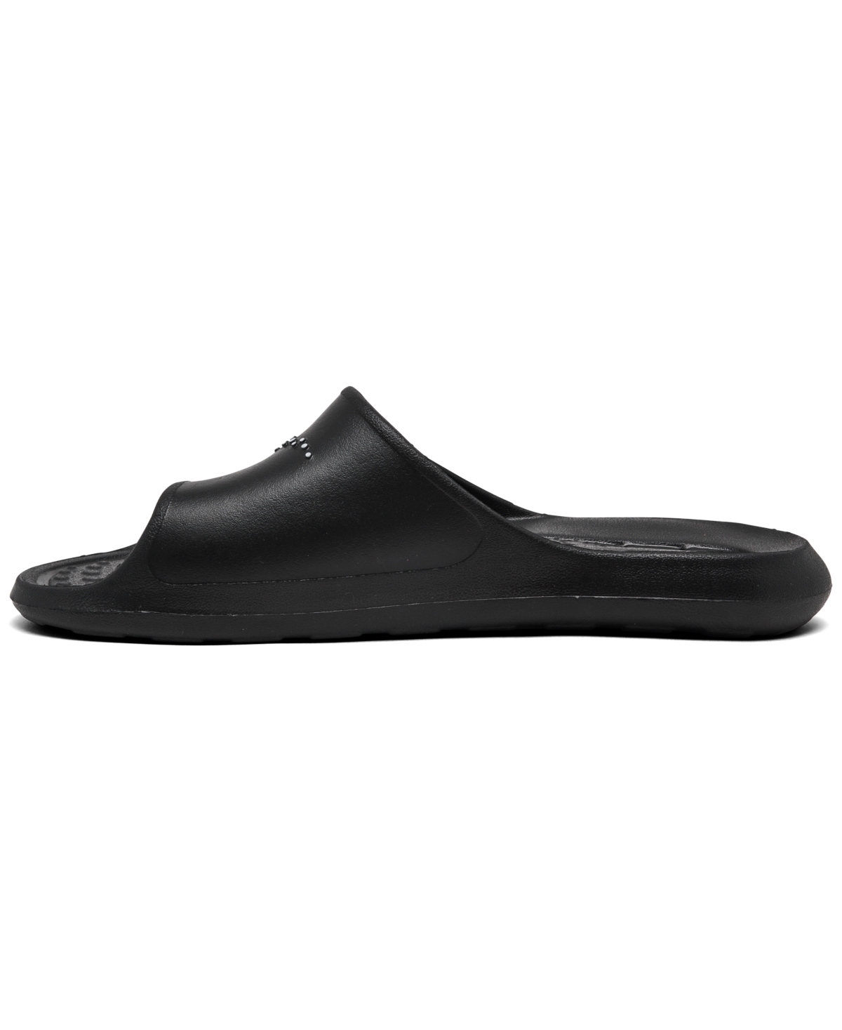 Shop Nike Men's Victori One Shadow Slide Sandals From Finish Line In Black,white