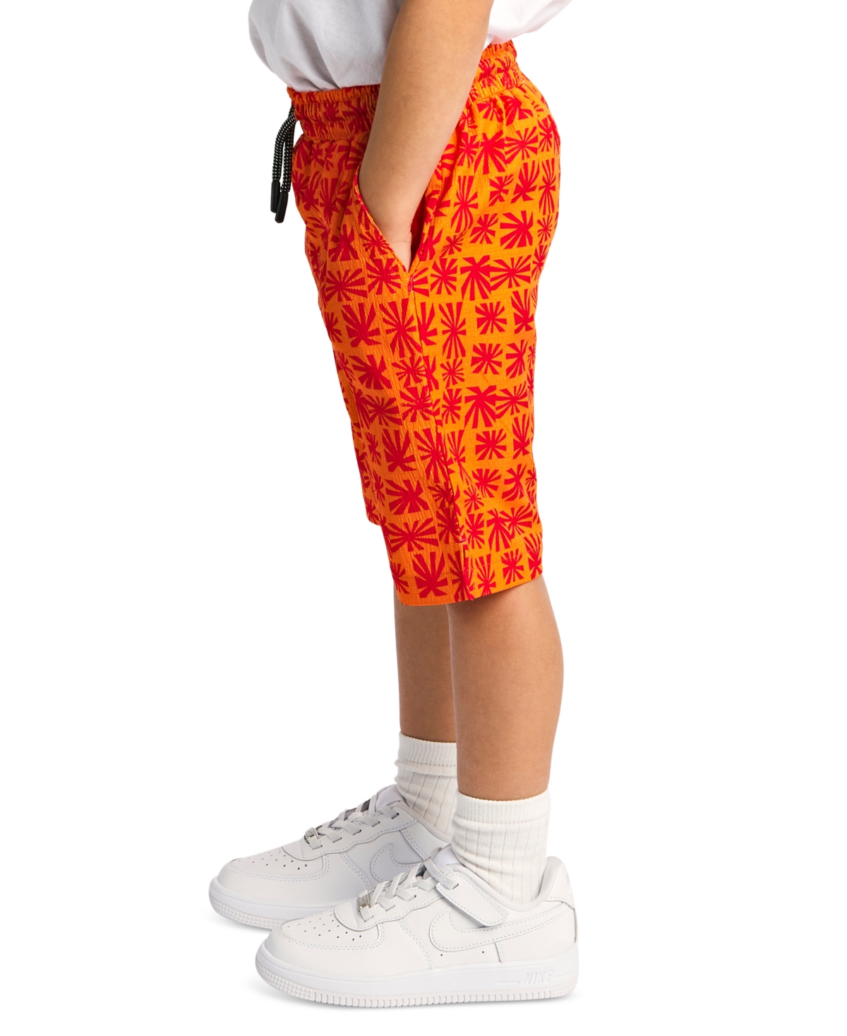 Sovereign Code Big Boys Printed Seersucker Elastic-Waistband Shorts - Deco