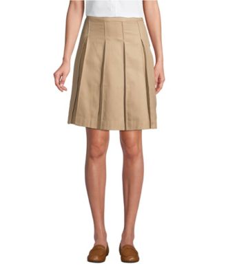 Women's Box Pleat Skirt Top of Knee